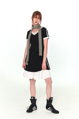V NECK LINE OPS (BLACK)