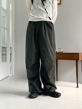 Socle Shirring Pleated Two-Way Jogger Pants