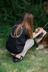 ラウンドロゴオーバーサイズTシャツ / ROUND LOGO OVERSIZED T-SHIRTS_2COLORS