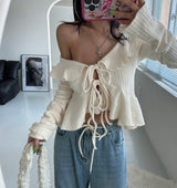 Strap Cargo Wide Jeans