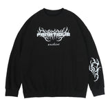 ライティングボルトレタリングトップス / Lighting Volt Lettering_Black