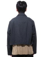 ウールクロップジャケット-GRAY （送料込）- WooStore