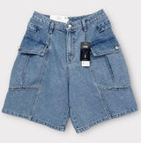 De Lap Incision Cargo Bermuda Pants (127)