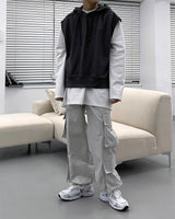 トイフーディーベスト/SK Toy Hoodie vest (4 colors)