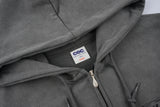 オールウェイズジップアップフーディ / ALWAYS ZIP-UP HOODIE(CHARCOAL PIGMENT-DYED)