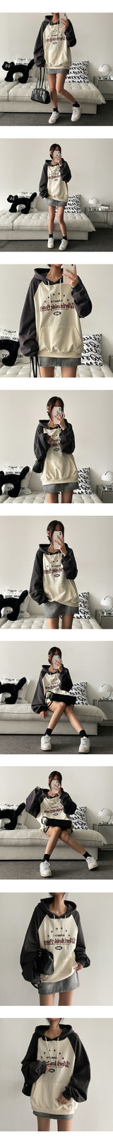 Finns Raglan Oversized Fit Zuri Hoodie