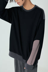 ノベルティエルボーカットスウェットシャツT61/Novelty Elbow-Cut Sweatshirt T61 Black