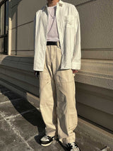 Pleddy Louis Natural Stripe Shirt (2color)