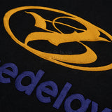 NEW SYMBOL LOGO EMBROIDERY BIO WASHING SHORT SLEEVE T-SHIRT BLACK