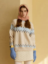 SNOWY ROUND PULLOVER