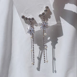 [IU Earring] Daisy Wing Earring - Longdrop (Silver color)