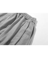 トリプルタックスウィートバルーンパンツ/Triple Tuck Sweat Balloon Pants (Grey)