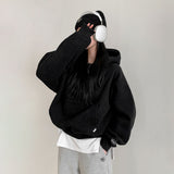 [Bellide made/fleece-lined wool] Berrygood fleece-lined wool embroidery hoodie