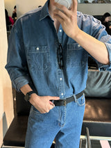 シグルーズフィットデニムパンツ/LMN Sig Loose Fit Denim Pants (4 colors)
