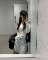 Soft off shoulder T