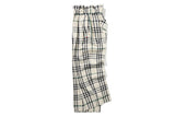 ウーマンズクロスチェックパンツ / WOMANS CROSS CHECK PANTS_OATMEAL