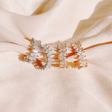 バレンティーキュービックピアス / Valentie Cubic Earrings (4645900386422)