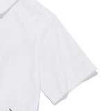 モノチェリークロップショートスリーブシャツ / MONO CHERRY CROP SHORT SLEEVE SHIRT [WHITE]