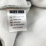 SMOKING SKULL SWEAT SHIRT GRAY (6612484948086)