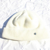 denim patchwork watch cap (white)