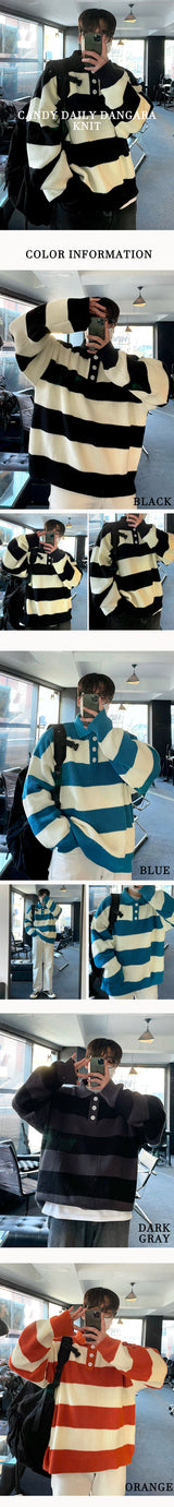キャンディデイリーダンガラニット / CANDY DAILY DANGARA KNIT(5COLOR)