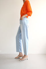 ハニーボーイ・ジーンズ／クロップストレートデニムパンツ / HONEYBOY JEANS / CROP STRAIGHT DENIM PANTS