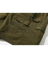 マルチポケットクロップドパンツ/Multi Pocket Cropped Pants (Khaki)