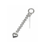 Heart Drop Chain Keyring