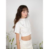 バックレースアップトラックトップ / BACK LACE-UP TRACK TOP - WHITE