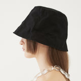 SIGNATURE LOGO BUCKET HAT (BLACK) (6579683295350)