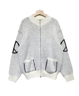 ピスエル2WAYチャックニット (2 color)