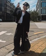 ロンドアイレットスラックス / [自主製作] Lond Eyelet Slacks (2 color)