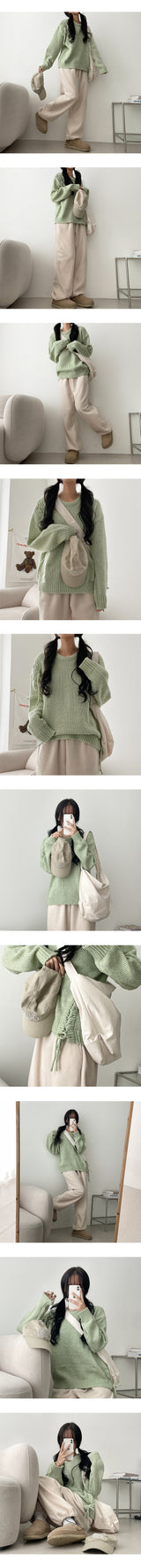 Turtlene Ribbon Accentuated Knit