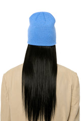 MINI RIBBON BEANIE / BLUE