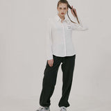 フリースロゴジョガーパンツ/FLEECE LOGO JOGGER PANTS, CHARCOAL