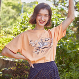 カウガールTシャツ / Cowgirl T-shirt (ORANGE)