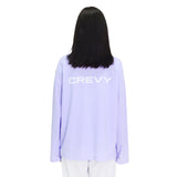 ロゴオーバーフィットラッシュロングスリーブTシャツ/logo overfit rash long sleeve T-shirt (light purple)