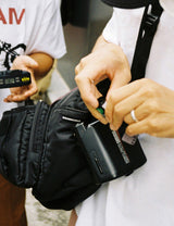 パッデッドカーゴポケットクロスバッグ / Padded Cargo Pocket Cross Bag (Navy)