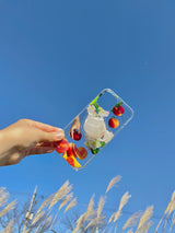 スプリングピクニックジェリースマホケース/Spring picnic jelly case