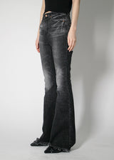 ラフブーツカットデニムパンツ / no.3005 Rough Bootcut Denim Pants (2color)