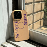 マイカラーケース / My Color Case (Yellow Slim Hard)