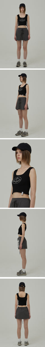 SPACE TOP IN BLACK XSILVER