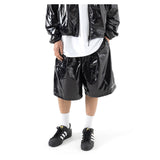 Cロゴワンタックサテンショートパンツ / C LOGO ONE TUCK SATIN WIDE SHORT PANTS