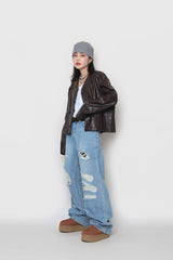 リブドピンタックショートビーニー / ribbed pintuck short beanie