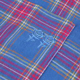FWBA Check pattern shirts [Blue] (6535250182262)