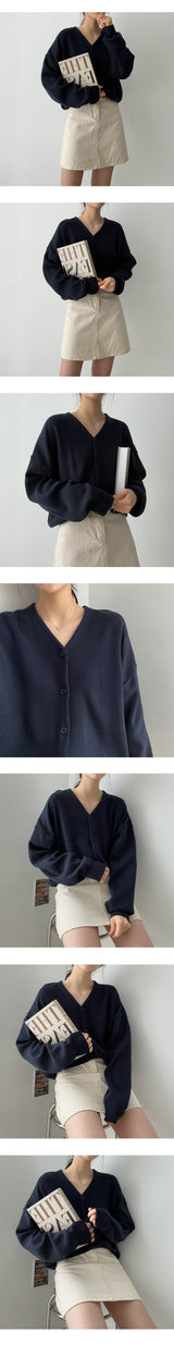 オツVニットカーディガン / Otsu V-Knit Cardigan