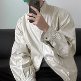 Mase Stitch Leather Coating Jacket (3color)