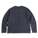 [EZwithPIECE] PIG DYED POLAR BEAR LS (NAVY) (6554730659958)