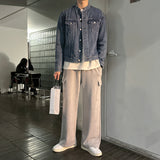 セミオーバーチャイナデニムジャケット / LMN Semi-Overs China Denim Jacket (blue)