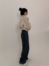 [Bellide made] Bubble Hidden Cropped Field Jacket